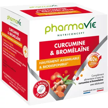 Pharmavie Curcumina + Bromelina 20 sobres