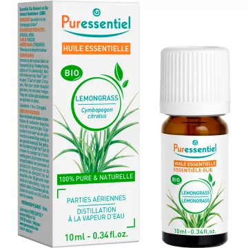 Puressentiel Organic Essential Oil Lemongrass 10 ml