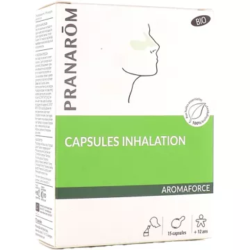 Aromaforce Cápsulas Inalação Bio Pranarom