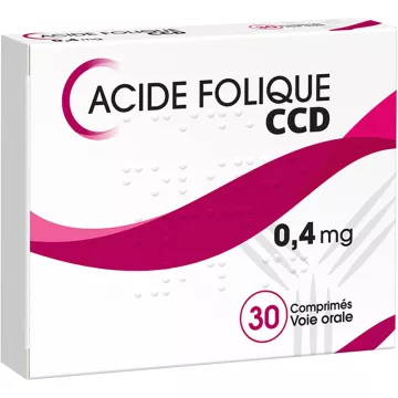 CCD Acido folico 0,4 mg 30 Compresse