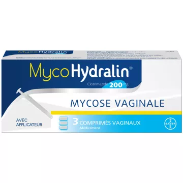 MycoHydralin 200 mg Micose Vaginal 3 comprimidos vaginais