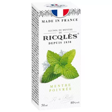 Ricqlès Alcool de Menthe Malaise Mal des Transports 5CL