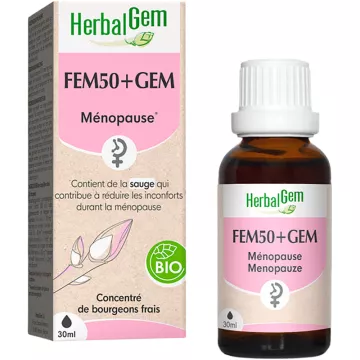 Herbalgem Complexe Fem50+Gem GC22 Ménopause Bio 30 ml