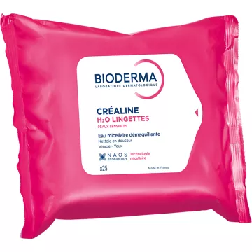 Bioderma Créaline H2O Lingettes Démaquillantes