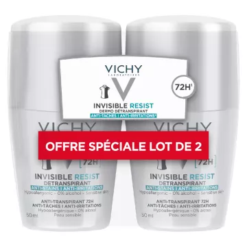 Vichy Invisible Resistant Deodorant Roll on 72H 50ml