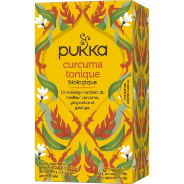 Pukka BIo Tónico de ervas com curcuma 20 saquetas de chá*