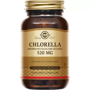 Solgar Chlorella 520 mg 100 cápsulas vegetales