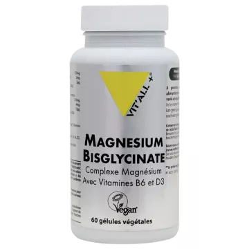 Vitall + Magnesium Complex Bisglycinate and AtaMg Forms 60 cápsulas vegetais