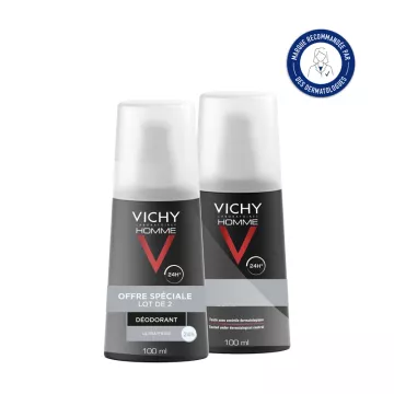 Vichy Homme Deodorant Ultra-Frisch 24h Spray 100 ml