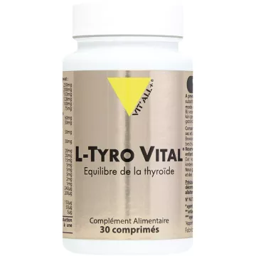 L-Tyro Vital 30 Comprimés Vitall+