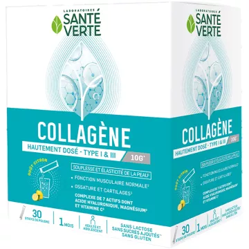 Santé-Verte Colagénio em pó 30 sticks