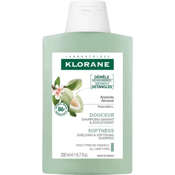 Shampoo volumizzante al latte di mandorla Klorane