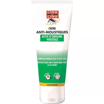 5/5 Natura Crème Anti Moustiques Peaux Sensibles 100 ml