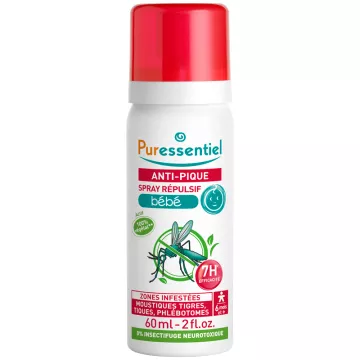 Puressentiel Anti-Pique Spray Répulsif Bébé 60 ml