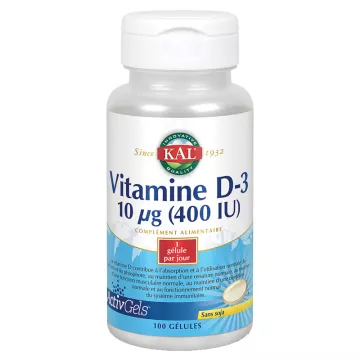 La vitamina D3 KAL 100 pastillas