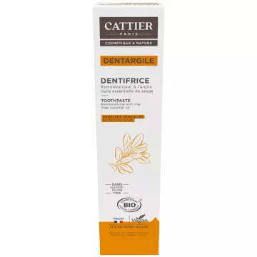 Cattier Dentífrico Sábio Dentargile Bio 75ml