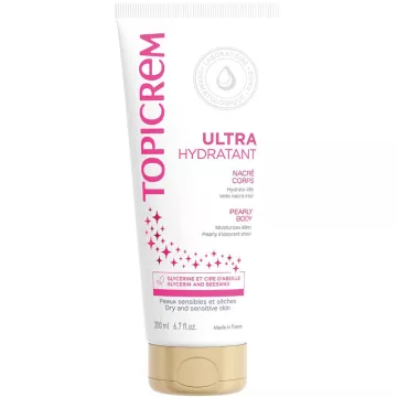 Topicrem Ultra Hydratant Lait Corps Nacré 200 ml