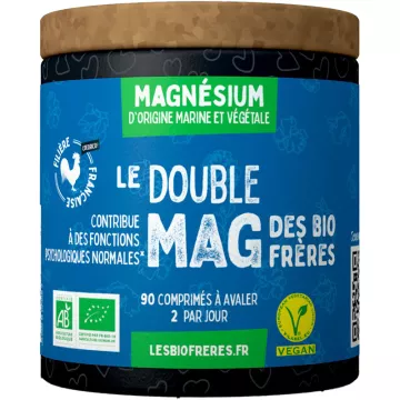 Les Bio Frères le Double Mag Bio Magnésium 90 comprimidos