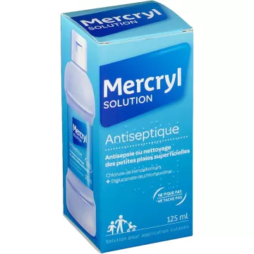 Mercryl antiseptische oplossing 125ml