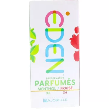 Eden Préservatifs Parfumés Menthol & Fraise 