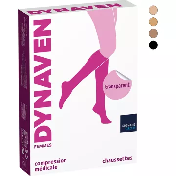 Sigvaris Dynaven Pure Transparent Women's Support Socks Class 2