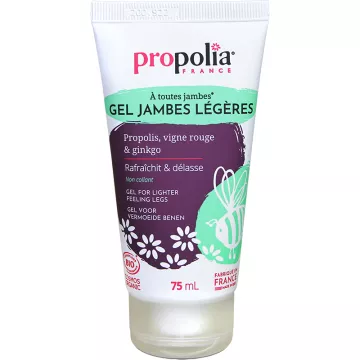 Propolia Organic Light Gel Gambe Rinfresca e Rilassa 75 ml