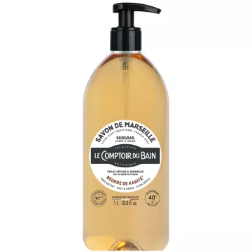 Le Comptoir du Bain Shea Butter Marseille Zeep Surgras 1 L