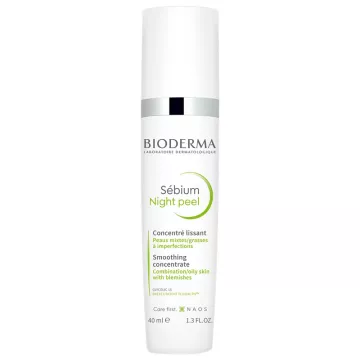 Bioderma Sebium Nacht Peel Gladmakend Concentraat 40 ml