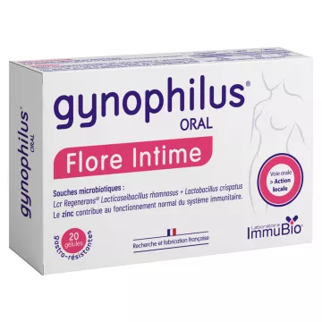 Gynophilus Oral Flore Intime 20 gélules Immubio