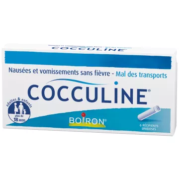 Cocculine Mal des Transports Boiron Homéopathie 6 monodoses