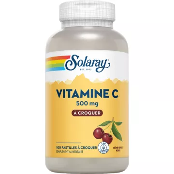 Solaray Vitamine C Kauwtabletten 500 mg 100 zuigtabletten