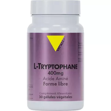 Vitall+ L-Tryptophane 400 mg 30 gélules végétales