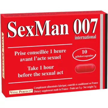 SexMan-007 Vital-Perfect 10 Afrodisiacum-capsules