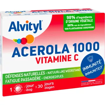 Alvityl Acérola 1000 Vitamine C 30 comprimés