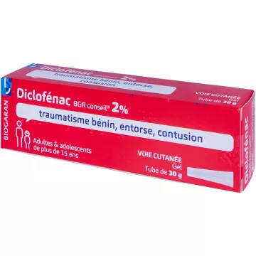 Diclofenac 2% Biogaran Gel Tube 30g