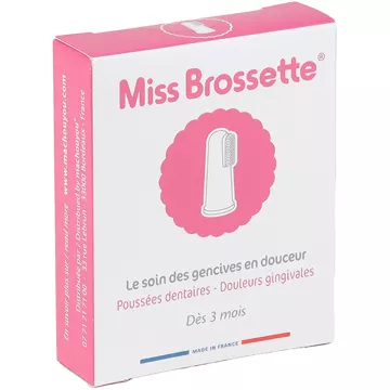 Miss Brossette Doigtier Brosse à Dents