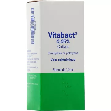 Vitabact 0.05% Antiseptic Eye Drops 10ml