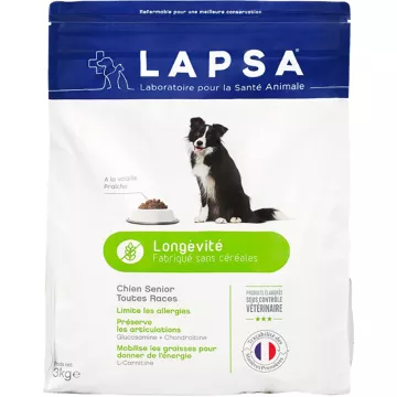 Lapsa Hund Senior Langlebigkeit Krokette 3 Kg