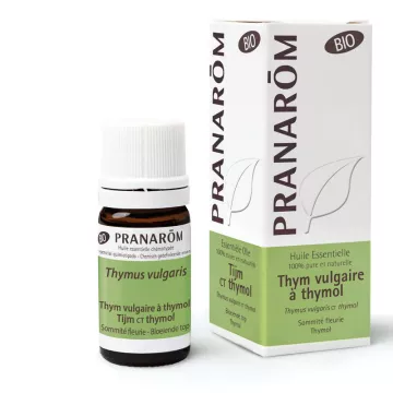 Organic essential oil Thyme Thymus vulgaris ct thymol thymol PRANAROM 5ml