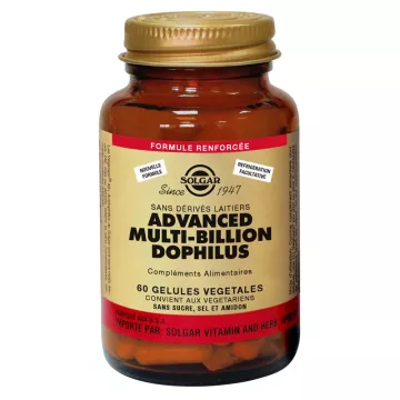 Advanced Multi-Billion SOLGAR Dophilus 60 Vegetable Capsules