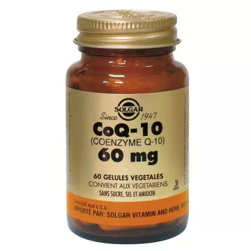 SOLGAR Coenzym Q10 Coenzym Q10 60mg 30 Kapseln Pflanzen