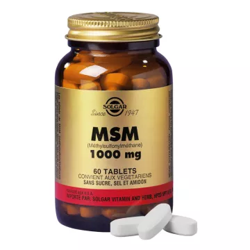 Solgar MSM 1000 mg 60 tabletas