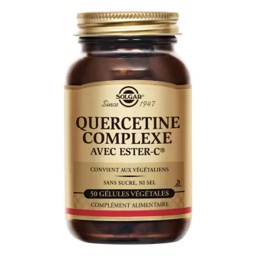 SOLGAR Quercetin Complex Vegetable Capsules 50