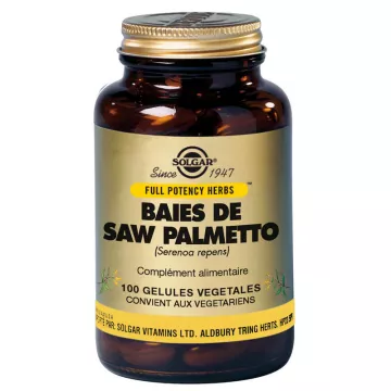 Solgar Saw Palmetto Berries 100 Vegetable Capsules