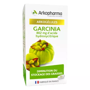 Arkogélules Garcinia Vermindering van de voorraad graanproducten 45 capsules