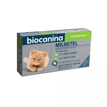 MILBETEL Chaton Vermifuge Petit chat Biocanina