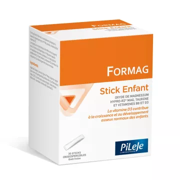 Formag Marine Magnesium 20 палочек со вкусом клубники Pileje для детей