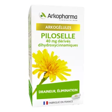 Arkogélules Piloselle Draineur Élimination 45 capsules
