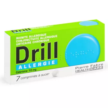 DRILL аллергии ЦЕТИРИЗИН 10мг таблетки 7