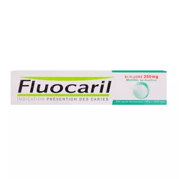 Fluocaril Bi-Fluorado 250 mg Gel de Pasta de Menta 75 ml